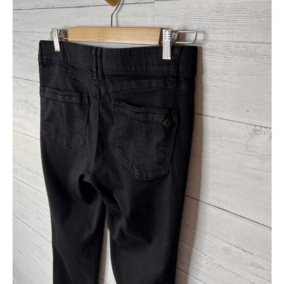 Democracy Jeans Womens Size 8 Black Ab Solution Cotton Blend Stretch Casual - Picture 14 of 16